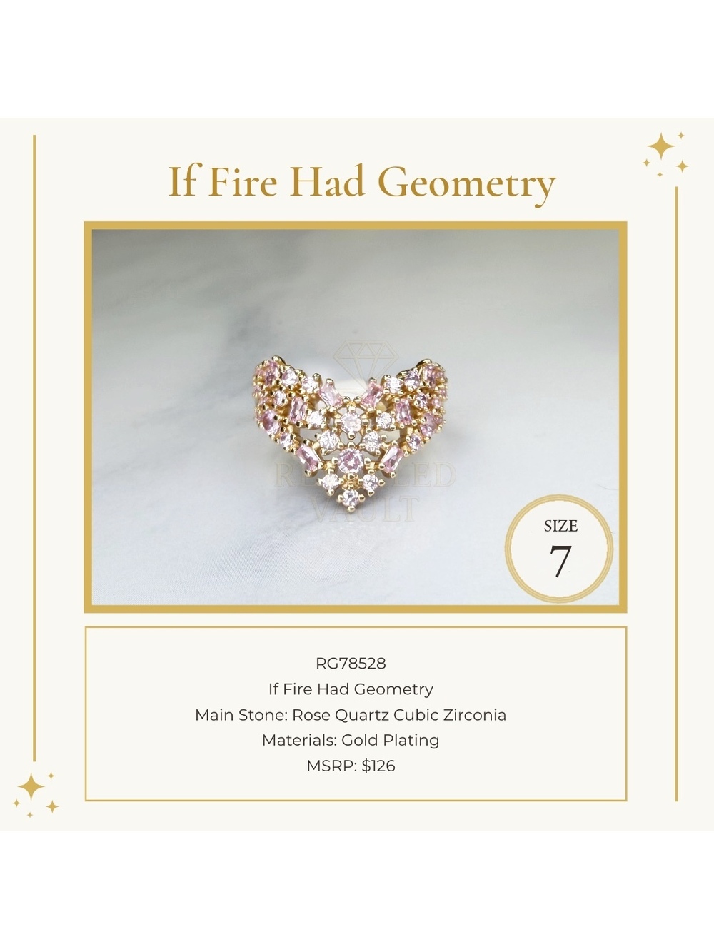 If Fire Had Geometry - Size 7 - OG